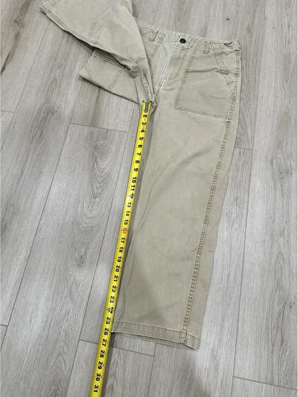 Blacksmith Store Pants Khaki Fatigue Pants Cotton Size Medium 32x26